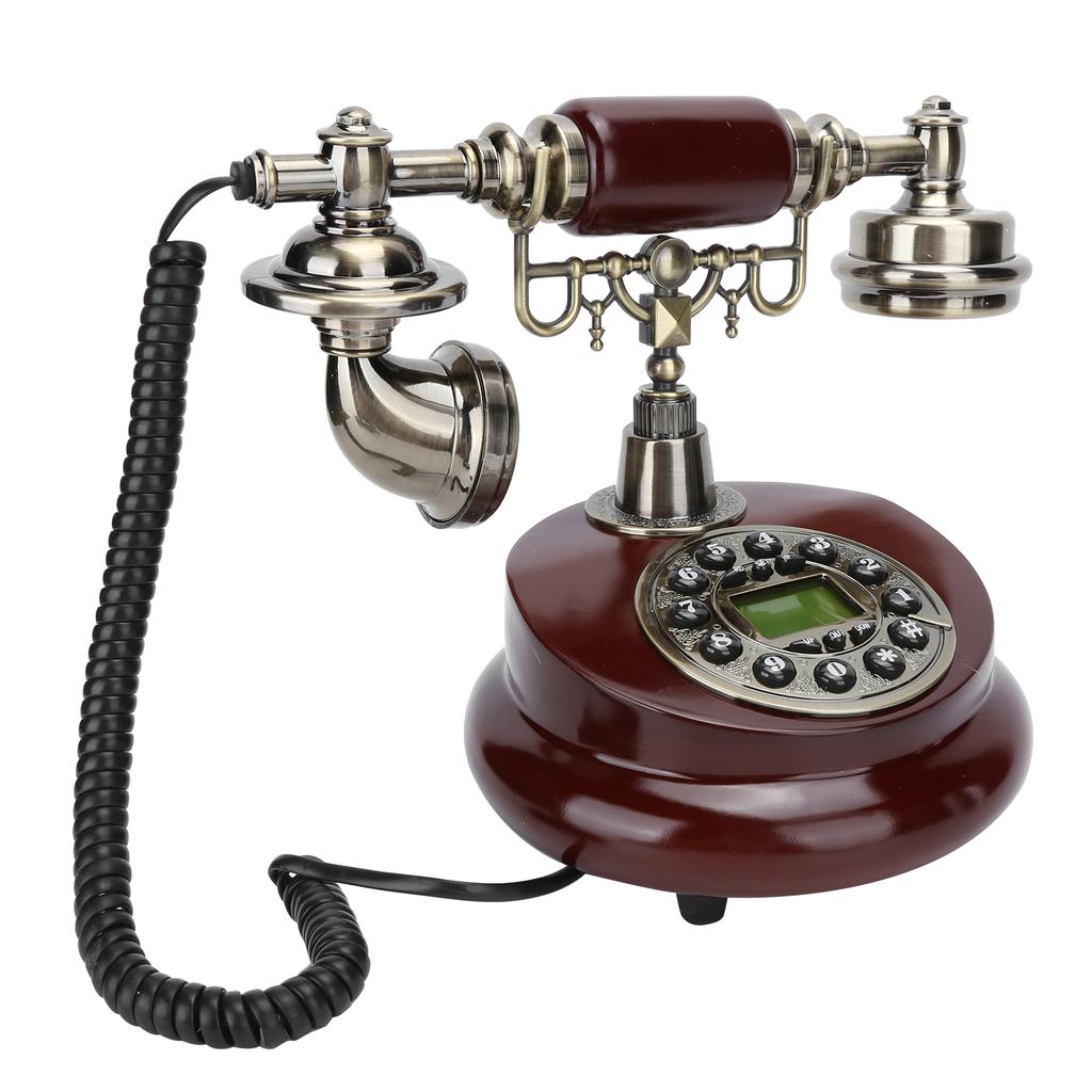 CTN8026 Винтажный настольный телефон Многофункциональный стационарный телефон ABS с функцией повторного набора номера Flash