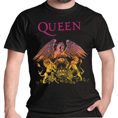 Queen Unisex Adult Gradient Crest T-Shirt