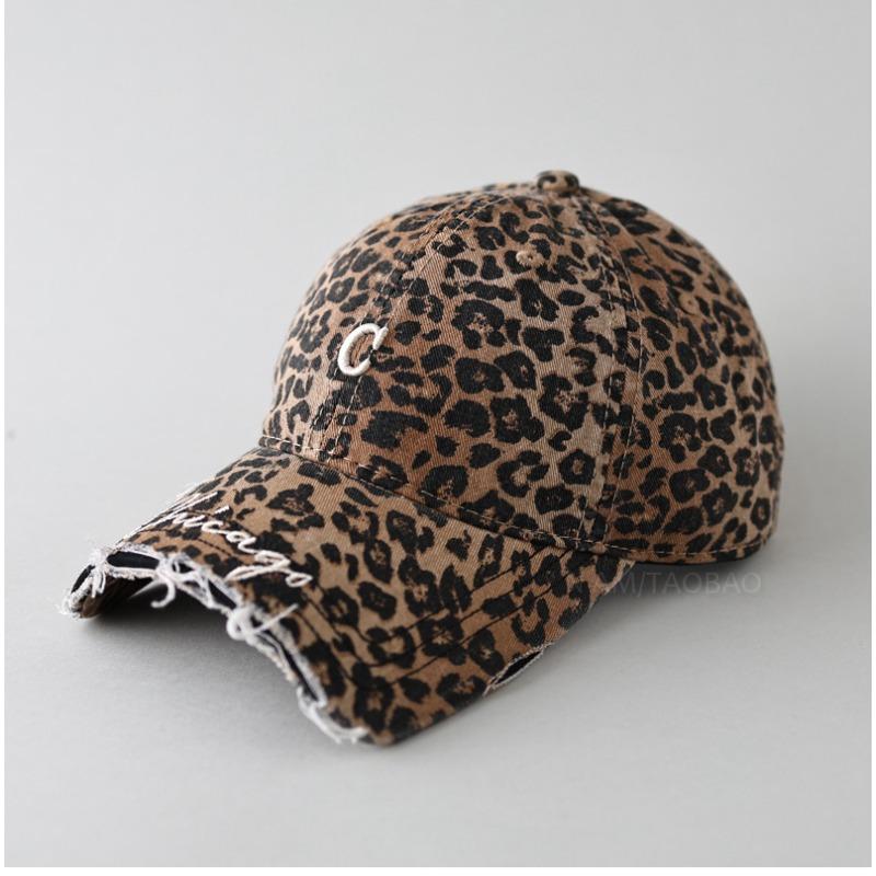 Broken brim letter embroidery edging baseball cap men's and women's fashion trend casual versatile cap
