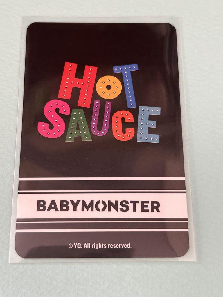 [USED] BABYMONSTER HOT SAUCE BULK Ahyun Trading Card