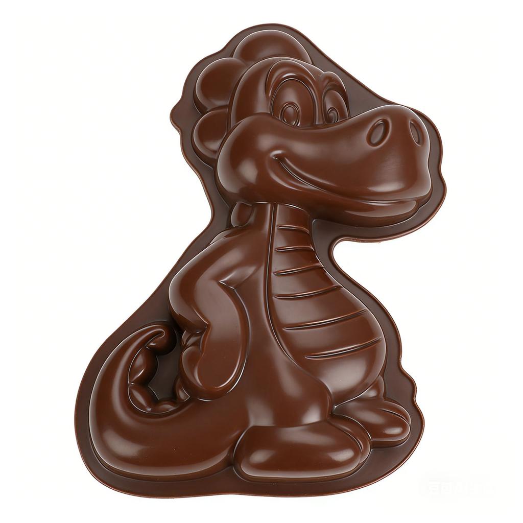 3pcs Cartoon Silicone Baking Mold Dinosaur Hippo Dog Shape Food Grade Non Stick Cute Cake Mold