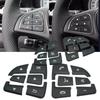 Car Steering Wheel Control Menu Switch Button Cover Trim Stickers For Mercedes Benz GLA CLA GLE GLC GLS CLS W205 W253 C200L