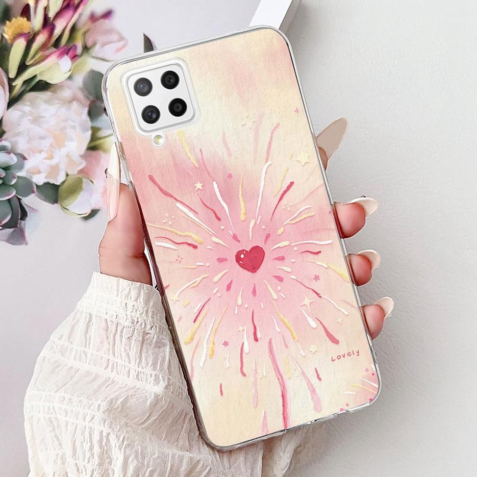 Чехол для Samsung Galaxy A22 4G Цветы Расписной Чехол Мягкий Тонкий Чехол для Телефона Для Samsung A22 A 22 Galaxy A42 5G Чехлы Сумки