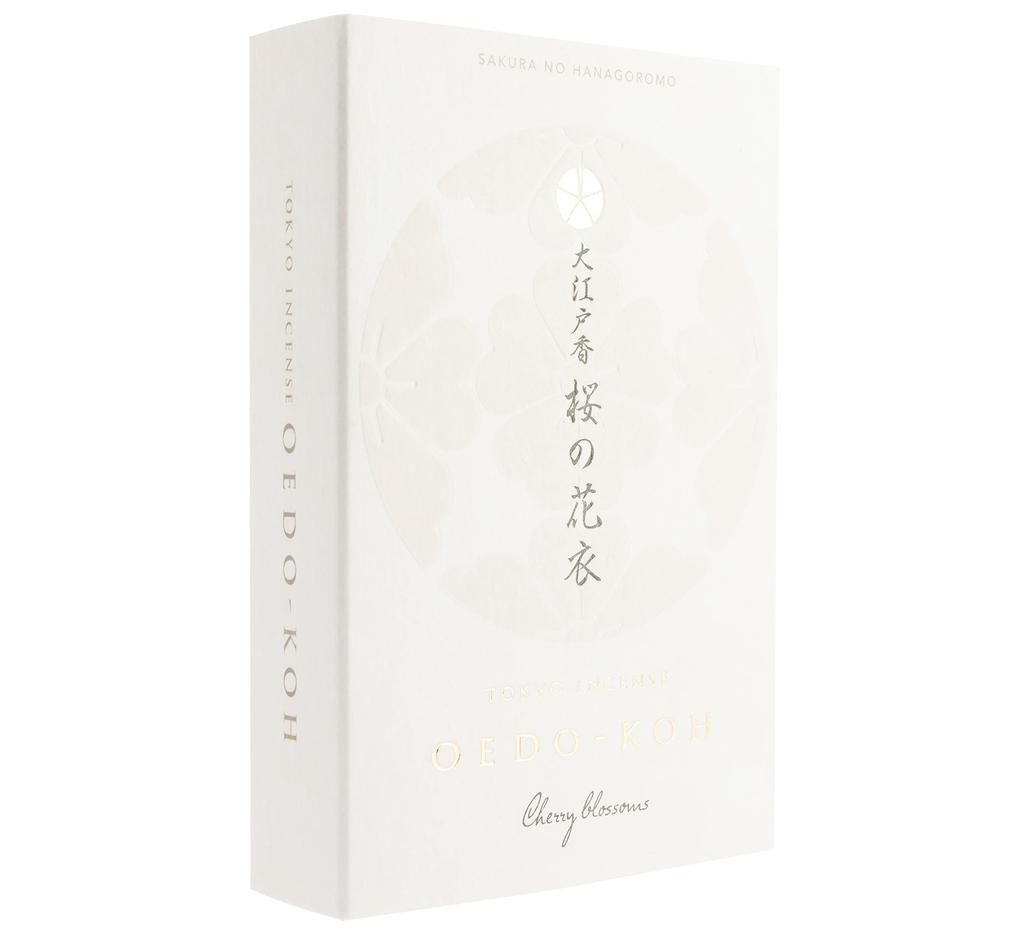 Nippon Kodo Oedo Благовония Цветущая вишня Одежда № 60 палочек с держателем для благовоний (Сакура Ханагоромо)