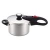 NEO HB-1734, 3.0L, Induction Compatible, Single-Layer, Silver, One-Hand Pressure Cooker with Recipes
