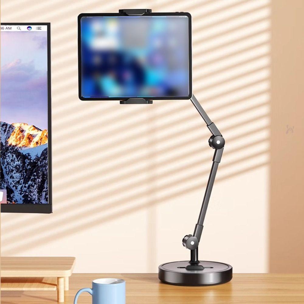 Алюминиевый кронштейн для телефона для съемки сверху, вращающаяся настольная стойка для прямой трансляции, дом