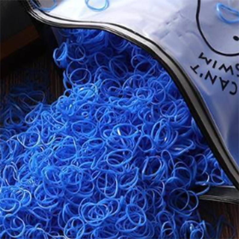 500/1000/2000 шт. Девочки Разноцветные Одноразовые Резинки Резинки для Волос Повязка на Голову Детские Резинки для Хвоста Детские Аксессуары для Волос