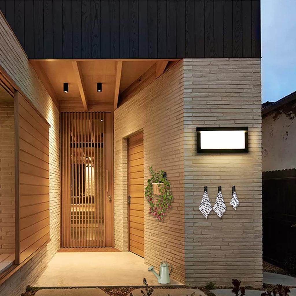 Namioka Ground Garage Warehouse Tool Iron Plate Corrugated Sheet Black Suit Wall-Mounted L-Shaped Hook, Hook, Hardware, Shed, Storage, Concrete,