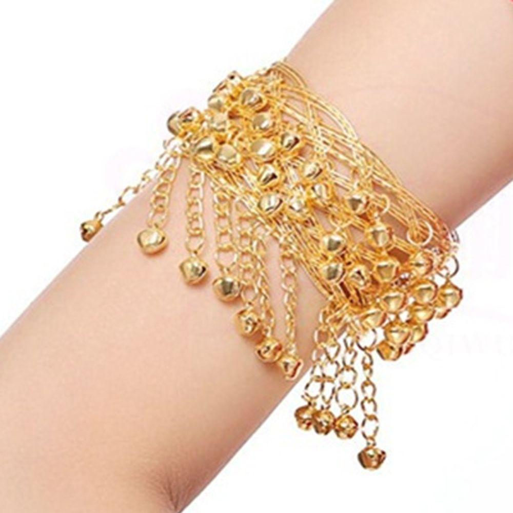 Браслет Ювелирные изделия Женский Браслет на предплечье Цепочка на руку Геометрический узор Браслеты Колокольчики Кисточки Подвески