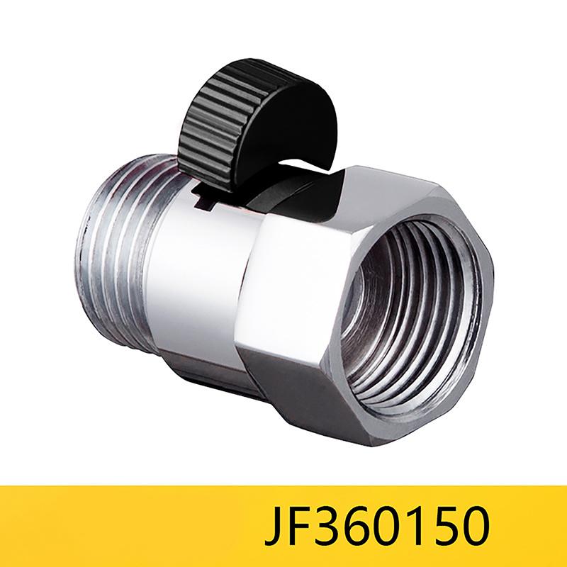 Запорный клапан для душа, полностью латунный, G1/2", быстродействующий запорный клапан, душевая лейка, водосберегающий туалетный пистолет-распылитель