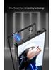Совместимый с Red Magic 11 Pro Защелкивающийся чехол для телефона с металлическим каркасом и стеклянной задней панелью.