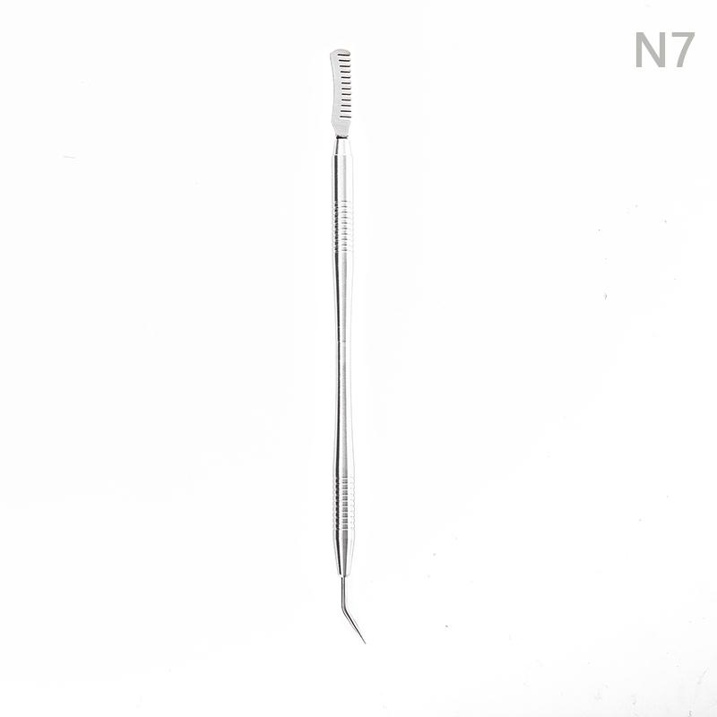 Инструменты для завивки ресниц, металлические стержни для очистки, косметический инструмент для ламинирования ресниц, разделительный инструмент, принадлежности для наращивания ресниц