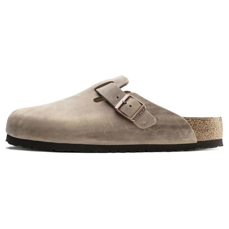 Birkenstock Бостон Без Специальных Функций Закрытые Тапочки Унисекс Светло-Коричневые 1018147