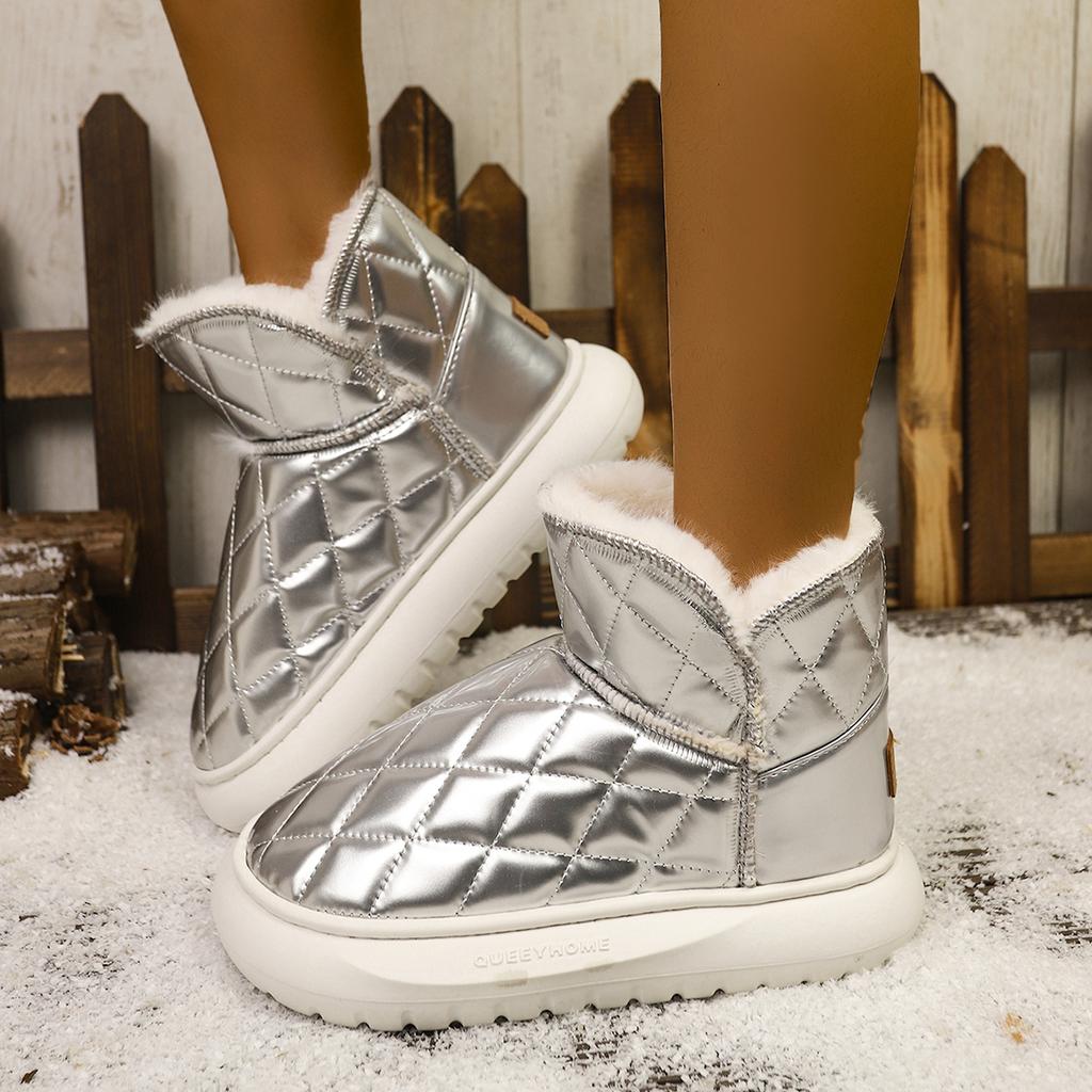 Женские ботинки 2024 года, новые зимние теплые плюшевые зимние ботинки, женская повседневная модная удобная обувь на платформе для женщин Botas De Mujer