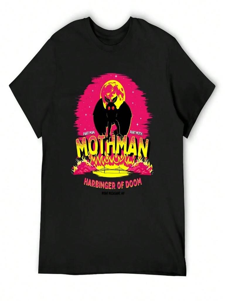 Lover Gifts Mothman Retro Vintage T-Shirt Animal Prinfor Boys Luxury T-Shirt Boys Animal Print Clothing unisexs Funny T Shirts