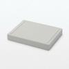 MUJI Stackable Velvet Case for Acrylic Wide x 12cm Deep x Product 44596524 Cases, Gray, 15.5cm 2.5cm High, Number