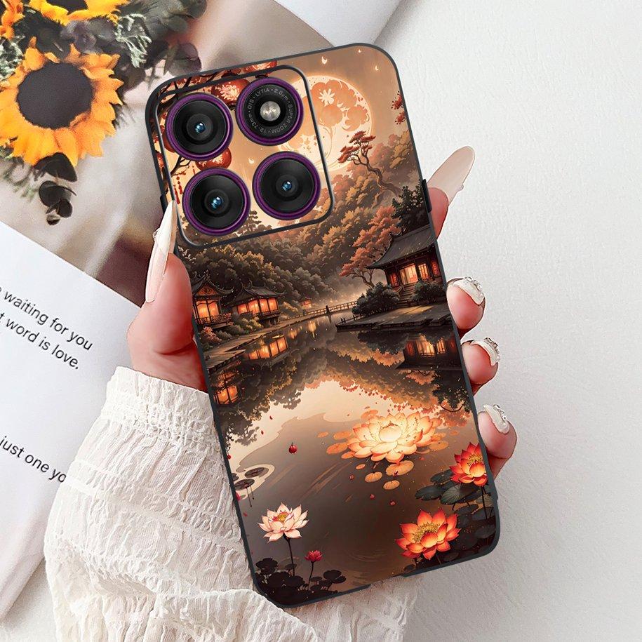 For Cover Motorola Moto Edge 60 Case Moto Edge 60 Pro Phone Cases Cool Dragon Carp Silicon Funda For Moto Edge60 Fusion 60s Capa