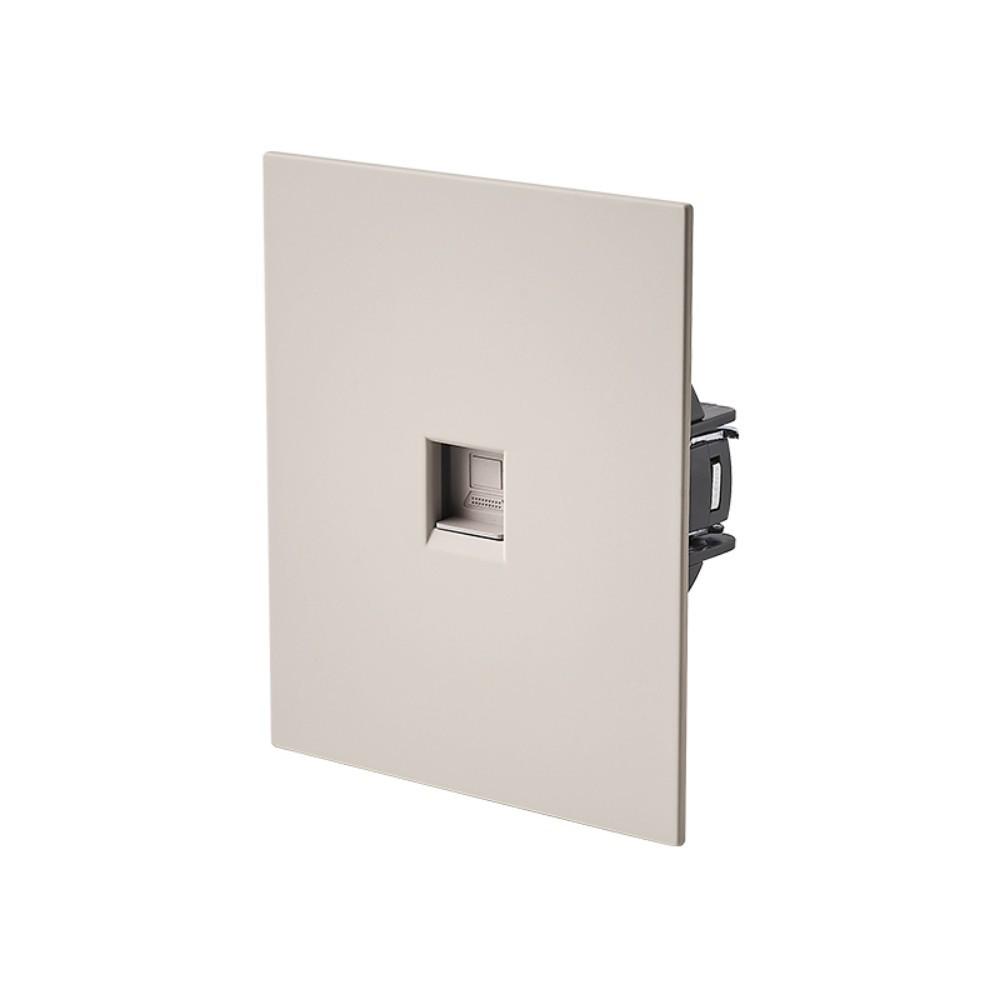 WESA European Standard Multi-hole Socket Panel with Warm Colors, Flame Retardant Protection, and Simple European Style Switch