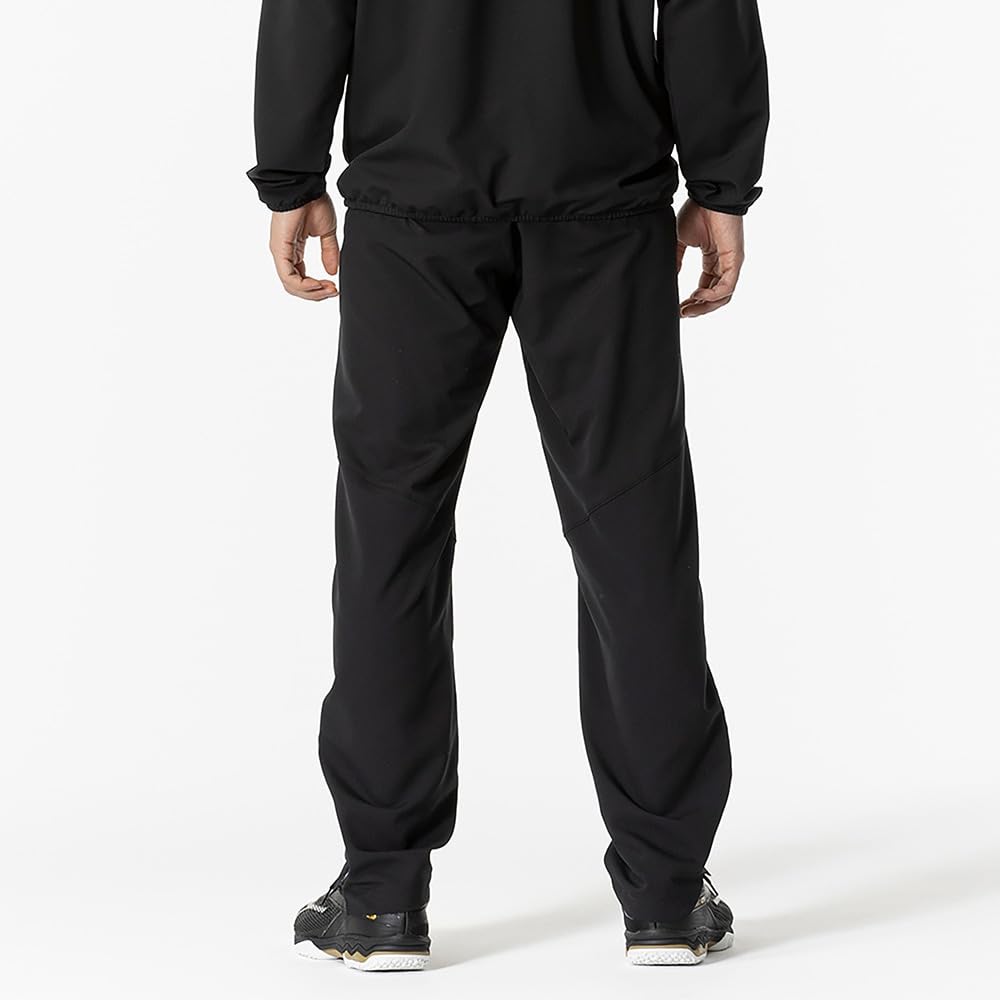 Теннис/Бадминтон Тренировочная ткань Длинные брюки Джерси, Унисекс, Взрослый, Черный, Размер XL, 62JDB010