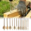 13pcs Titanium Coating Paddle Flat Bit High Carbon Steel Wood Drill Bit Flat Bit Set  Hole Cutter