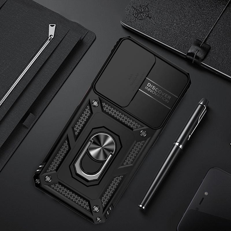 Противоударный защитный чехол с кольцом для камеры Samsung Galaxy A05 A15 A25 A04S A14 A24 A34 A54 A23 A33 A53 A73 A13 A22 M53 5G 4G S23 S24 Ultra Plus