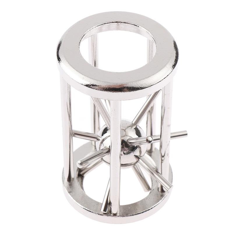 Классическая головоломка Высокий Iq Клетка Звезда Зуб Металлическая головоломка Магия Озадачивающие головоломки Игра Игрушки Для Детей Взрослых