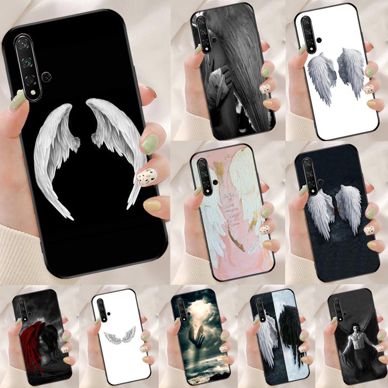 Чехол для Huawei Nova 10 9 SE 5T 12s 12i 11i Y91 Y90 Y60 Y70 Y72 Y61 P20 P40 P30 Lite P60 Pro с рисунком "Крылья Ангела"