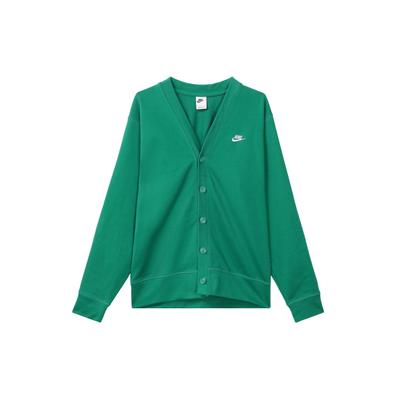 Кардиган с логотипом и V-образным вырезом, на пуговицах, с длинным рукавом, мужские топы, зеленый FN3899-365