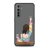 Чехол для телефона 'Girl Boss' с изображением женщины и кофе для Realme 12 11 10 9 8 5G 7 6 GT5 GT3 GT2 Pro Plus C21 C11 C25 C35 Для GT Neo 2 3 3T 5
