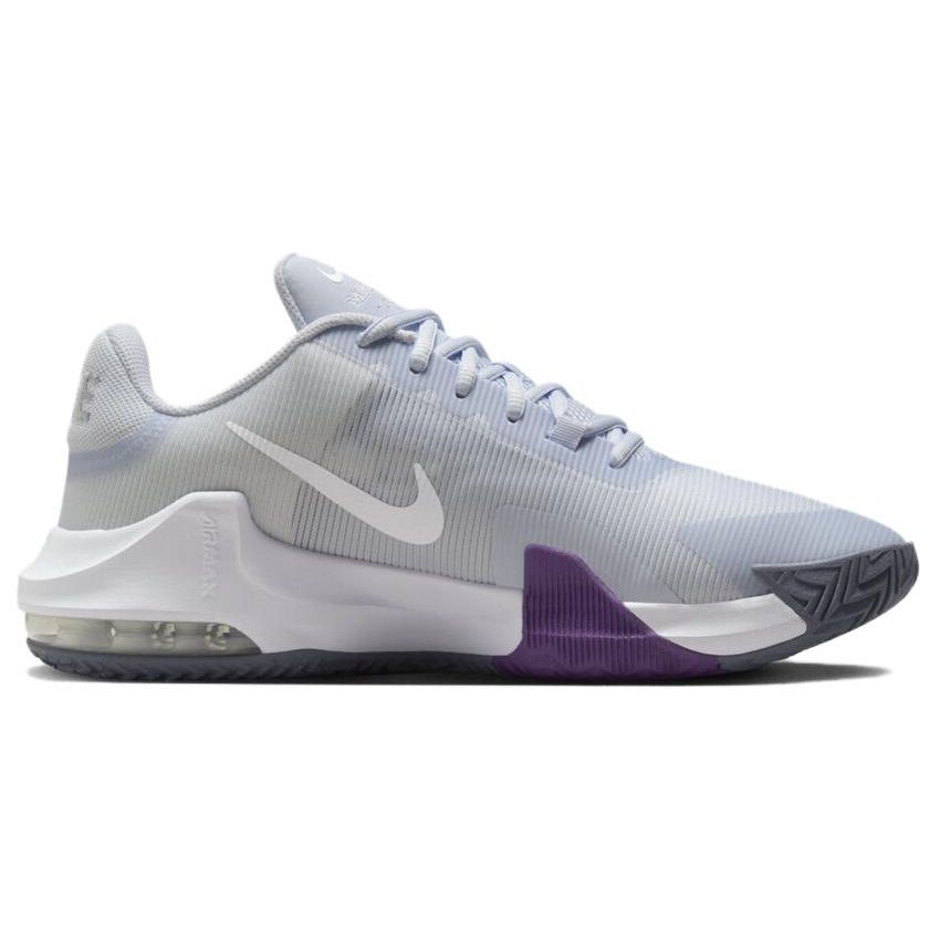 Nike Air Max Impact 4 Football Grey Barely Grape Мужские кроссовки Белые платиново-фиолетовые светло-карбоновые DM1124-010