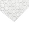 50pcs Door Stopper Silicon Rubber Kitchen 2MM Thickness Cabinet Self Adhesive Stop Damper Buffer Pad