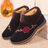 Winter Cotton Shoes Women's Velvet Warm Elderly Grandma Shoes Short Boots Thickened Non-slip Mother Shoes Cotton Boots Cold