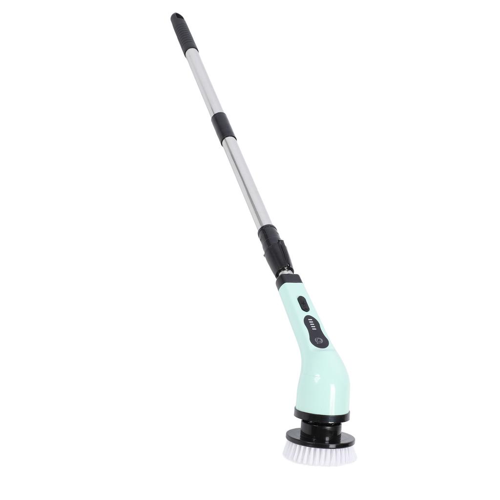 Electric Spin Scrubber Adjustable Length Waterproof 9 Replaceable Brush Heads Handheld Cordless