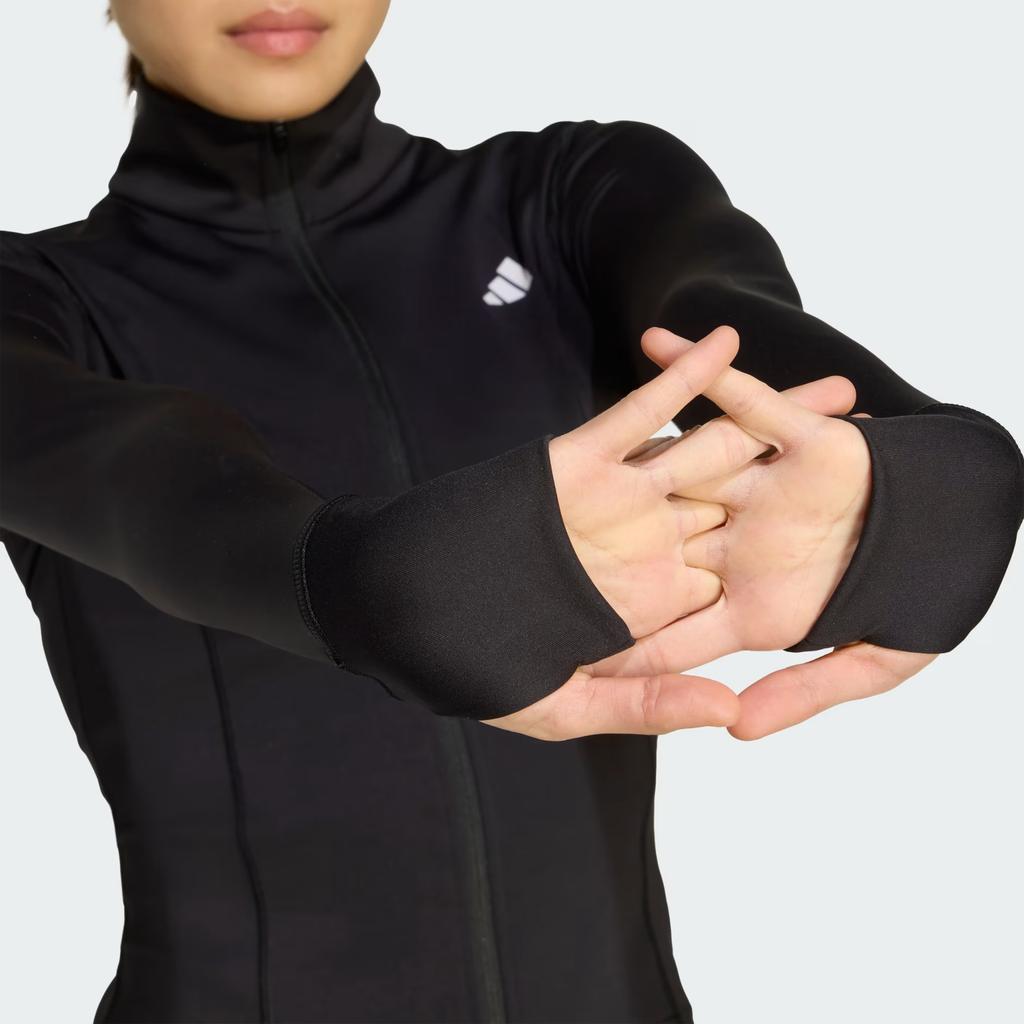 adidas Essentials Optime Удобная куртка на молнии с воротником, быстросохнущая, женская куртка JM9185