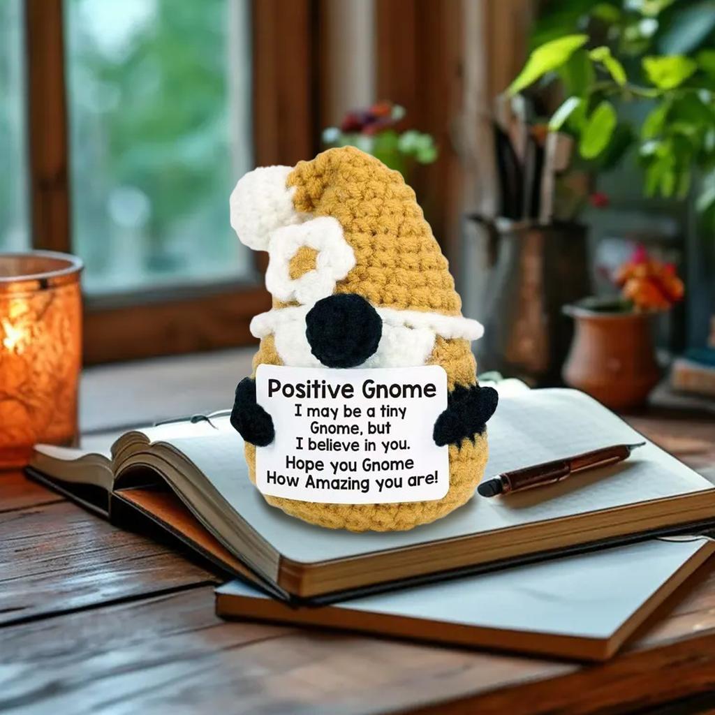 Positive Emotional Dolls Fun Friends Colleagues Gifts Inspirational Crochet Dolls Cute Birthday Gifts For Women Men