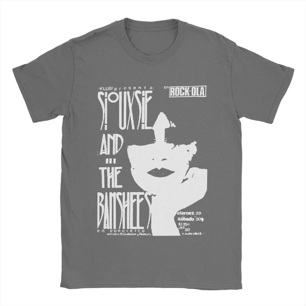 Футболка Siouxsie And The Banshees для мужчин, 100% хлопок, забавные футболки, футболка с круглым вырезом, короткий рукав, одежда, идея для подарка