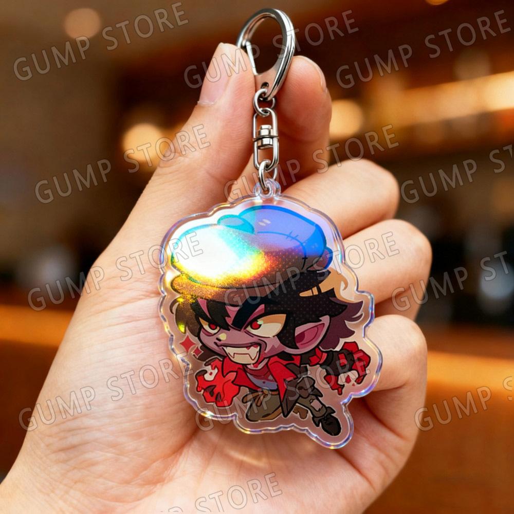 Cute Deadlock Charms Chibi Keychain for Accessorie Shiv Pocket Doorman Drifter Mina Ivy Lash Paige Keyrings Jewelry Manga Gifts