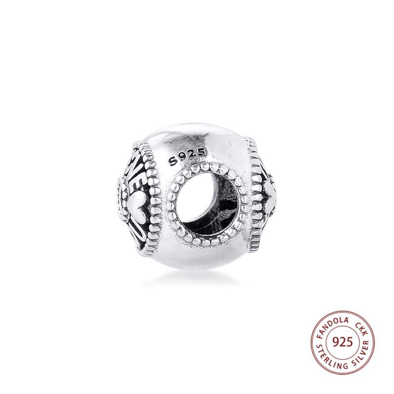 Подходит для европейского браслета, подвески из стерлингового серебра 925 пробы, разговор о любви, бусины, женские ювелирные изделия своими руками, подарок