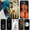 Musical Notes Violin Classical For OPPO Find X3 X5 Pro A9 A5 A31 2020 A15 A16 A52 A72 A1K A83 A91 A54 A74 A94 A53S Case