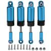 4pcsset Metal Adjustable Shock Absorber for MN 116 Remote Control Car Model Upgrade PartsBlue