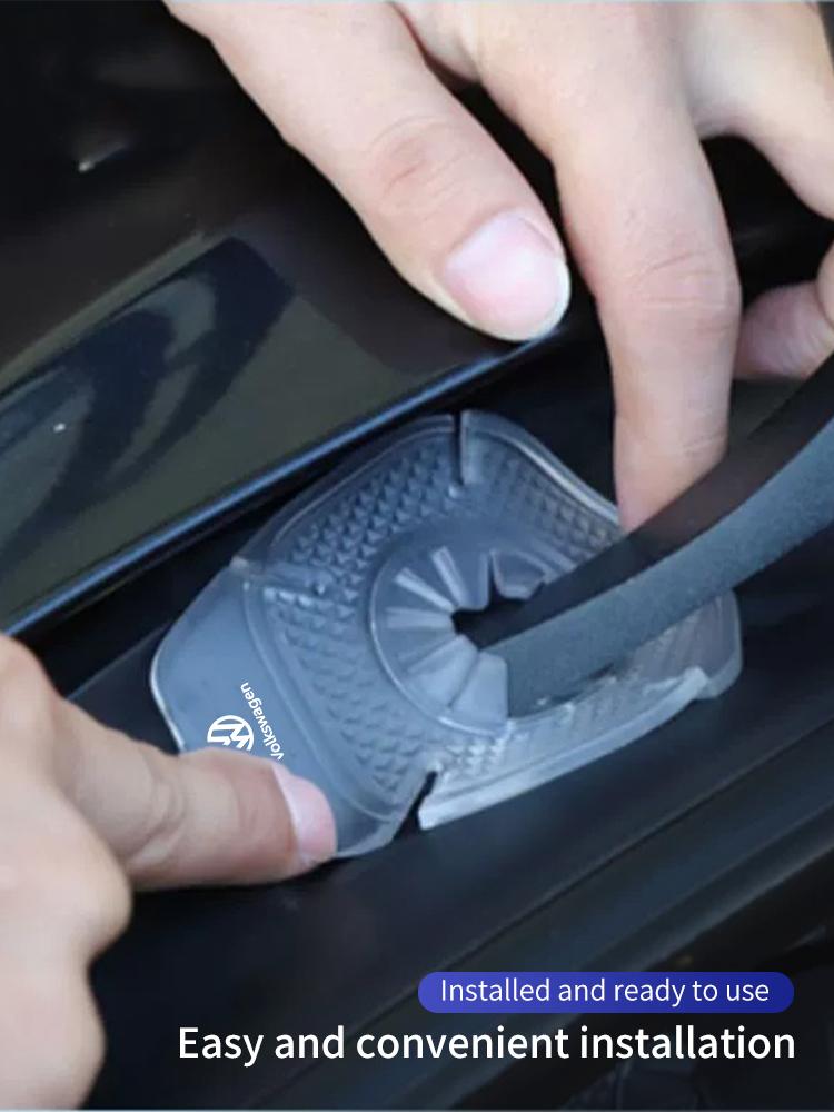 Car Windshield Wiper Hole Protector Silicone Material Dustproof For VW Passat Golf Tiguan Polo Scirocco Jetta CC T-ROC TouaregPC1