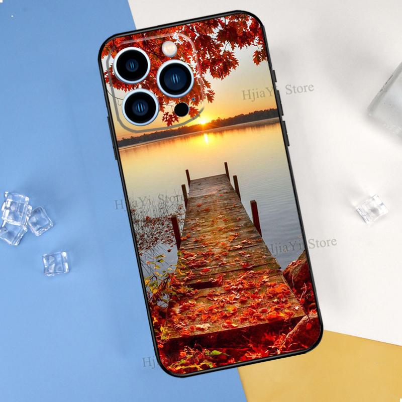 Красивый чехол для телефона Nature Forest Tree для iPhone 13 12 11 Pro Max mini SE 2020 X XR XS Max 7 8 Plus Cover Coque