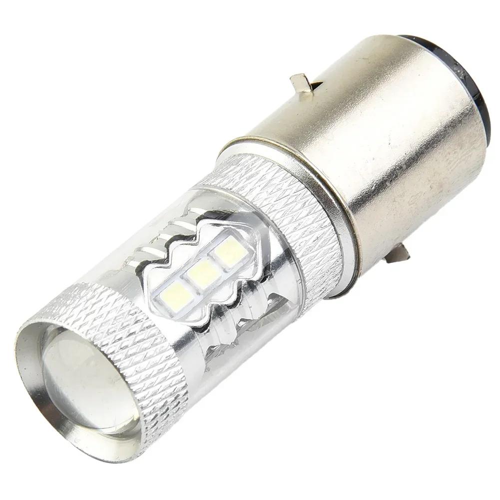 1 шт. 12 В BA20D H6 BA20D 80 Вт светодиодная фара противотуманная фара DRL лампа мотоцикл мопед мотоцикл аксессуары для фар