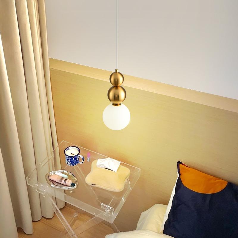 Современный минималистский подвесной светильник для ресторана, бара, кабинета, скандинавского стиля, креативный светильник Macaron, минималистский светильник для спальни, прикроватный светодиодный подвесной светильник