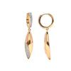 Boucles D'oreilles Luxenter En Zirconia Finition or Jaune 18k - Iskio