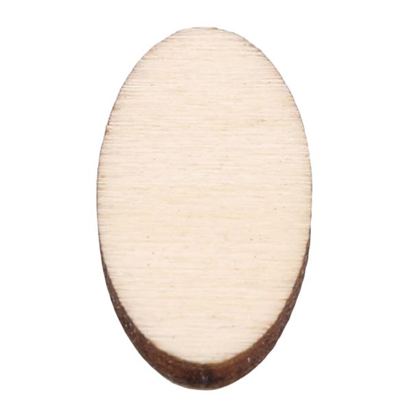 Деревянные овальные чипсы с деревянным вырезом в форме эллипса для художественных промыслов