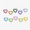 1pcs Metal Heart Spring Clasp Openable Love Shaped Carabiner DIY Backpack Bags Accessories