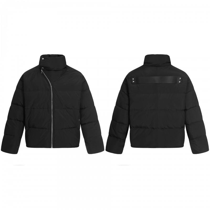 Classic Winter Puffer Jacket Men Women Teens Loose Fit Casual Everyday Wear Embroidered Thick Cotton Coat