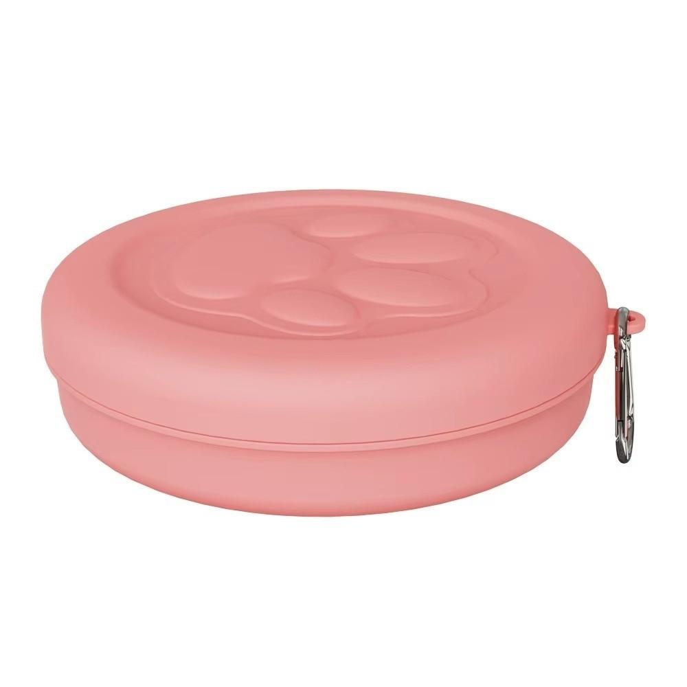 Travel Dog Drinking Bowl Plastic Pet Feeder Bowl Pet Dog Food Water Container Pet Feeding Supply