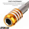 STONEGO 1/4" Quick-Connect Extension Rod - Magnetic Adapter for Hex Bit Electric Screwdrivers Fast Bit Changeover